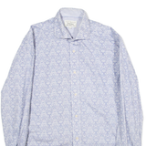 TED BAKER Classic Fit Mens Shirt Blue Long Sleeve M