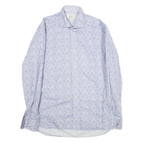 TED BAKER Classic Fit Mens Shirt Blue Long Sleeve M