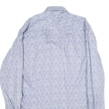 TED BAKER Classic Fit Mens Shirt Blue Long Sleeve M