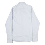 TED BAKER Mens Plain Shirt Blue Long Sleeve M