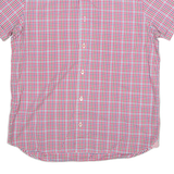 TED BAKER Mens Shirt Pink Check M