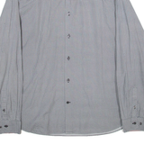 TED BAKER Regular Fit Mens Shirt Grey Long Sleeve M