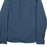 BOSS Slim Fit Mens Shirt Blue Long Sleeve M