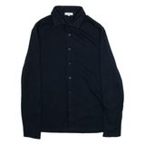 REISS Mens Plain Shirt Blue Long Sleeve M