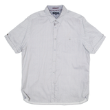 TED BAKER Mens Plain Shirt Grey M
