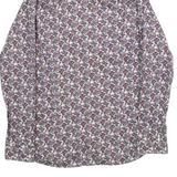 TED BAKER Mens Shirt Red Crazy Pattern Long Sleeve S