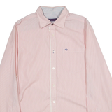 TED BAKER Mens Shirt Pink Striped Long Sleeve M