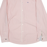 TED BAKER Mens Shirt Pink Striped Long Sleeve M