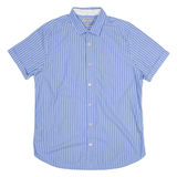 TED BAKER Mens Shirt Blue Striped M