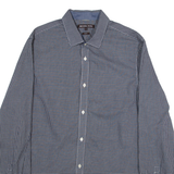 MICHAEL KORS Slim Fit Mens Shirt Black Long Sleeve L