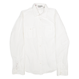 TED BAKER Mens Plain Shirt White Long Sleeve M