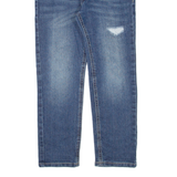 OSHKOSH B'GOSH Distressed Boys Jeans Blue Regular Straight Stone Wash W24 L21