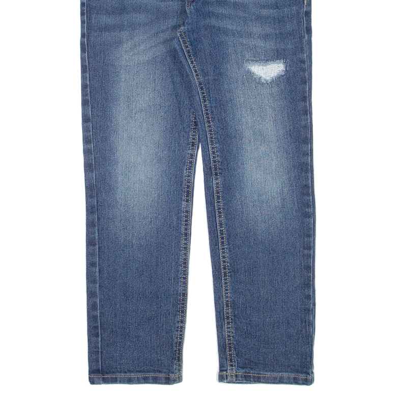 OSHKOSH B'GOSH Distressed Boys Jeans Blue Regular Straight Stone Wash W24 L21