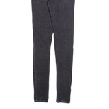 LEVI'S 721 Womens Jeans Grey Slim Skinny Stone Wash W23 L32