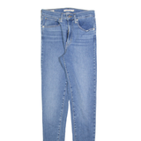 LEVI'S Mile High Big E Womens Jeans Blue Slim Skinny Stone Wash W27 L34