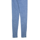 LEVI'S Mile High Big E Womens Jeans Blue Slim Skinny Stone Wash W27 L34