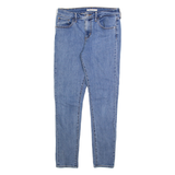 LEVI'S 721 Womens Jeans Blue Slim Skinny Stone Wash W29 L32