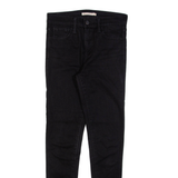 LEVI'S 720 Womens Jeans Black Slim Skinny W27 L32