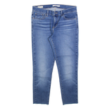 LEVI'S 710 Premium Womens Jeans Blue Slim Skinny Stone Wash W29 L28