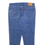 LEVI'S 710 Premium Womens Jeans Blue Slim Skinny Stone Wash W29 L28