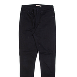 LEVI'S 721 Womens Jeans Black Slim Skinny W30 L32