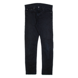 LEVI'S Mens Jeans Black Slim Straight W31 L32