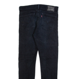 LEVI'S Mens Jeans Black Slim Straight W31 L32