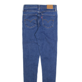LEVI'S 720 High Rise Big E Womens Jeans Blue Slim Skinny W27 L32