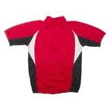 STOKE Cycling Mens T-Shirt Red 1/4 Zip M