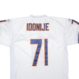 NFL X REEBOK Mens Jersey White USA V-Neck L
