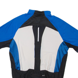 INEC Cycling Mens T-Shirt Blue 1/4 Zip L