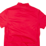 XWAVE Cycling Mens T-Shirt Red 1/4 Zip M