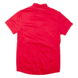 XWAVE Cycling Mens T-Shirt Red 1/4 Zip M