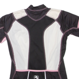 GIORDANA Cycling Womens T-Shirt Black High Neck XS