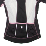 GIORDANA Cycling Womens T-Shirt Black High Neck XS