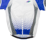 TWERENBOLD Cycling Mens T-Shirt Blue High Neck L