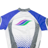 TWERENBOLD Cycling Mens T-Shirt Blue High Neck L