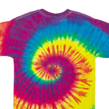 HANES Mens Tie Dye T-Shirt Red Crew Neck S