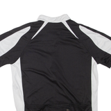 K-TEC BIKE Cycling Mens T-Shirt Black 1/2 Zip L