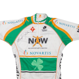 CHAMPION SYSTEM Cycling Mens T-Shirt White High Neck S