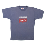 LEVI'S Mens T-Shirt Blue Crew Neck M