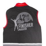 Marathon Mens Vest Black Sleeveless High Neck L