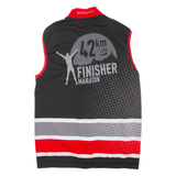 Marathon Mens Vest Black Sleeveless High Neck L