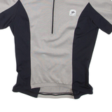 SUGOI Cycling Mens T-Shirt Grey 1/2 Zip S