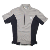 SUGOI Cycling Mens T-Shirt Grey 1/2 Zip S