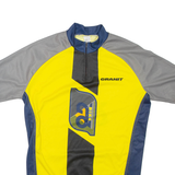 GRANIT Cycling Mens T-Shirt Grey 1/4 Zip M