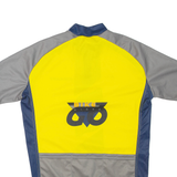 GRANIT Cycling Mens T-Shirt Grey 1/4 Zip M