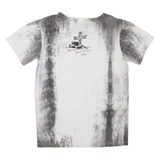 Mens T-Shirt Grey Crew Neck L