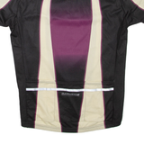 CATHEXIS Cycling Mens T-Shirt Purple 1/4 Zip 2XL
