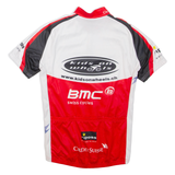 CUORE SWITZERLAND Cycling Mens T-Shirt Red 1/4 Zip M